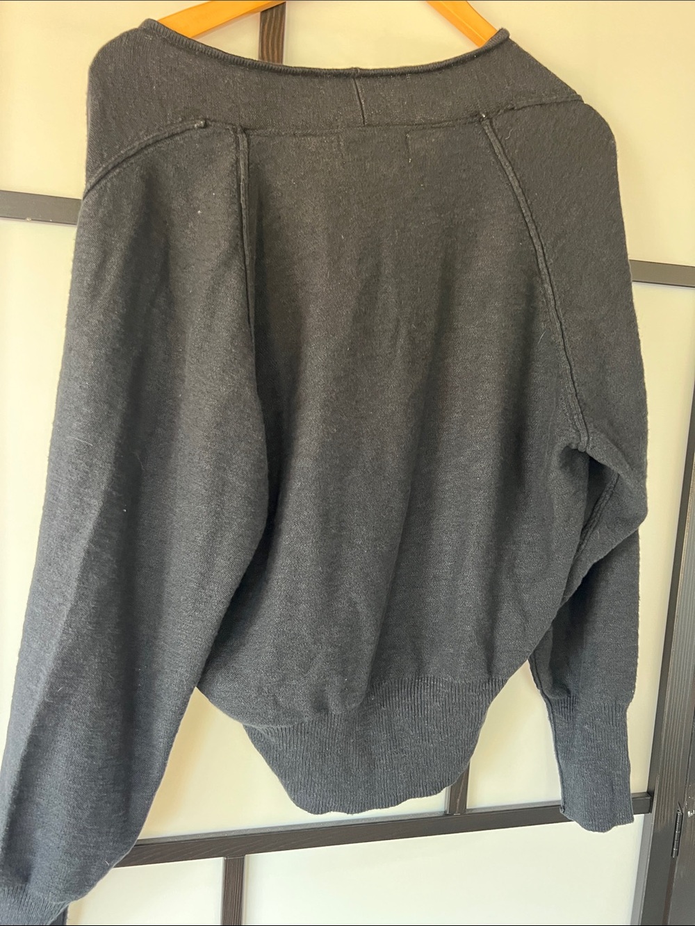 Free People 	
Kait Cardi - small Black Women's V-Neck Cardigan Sweater - Picture 7 of 7
